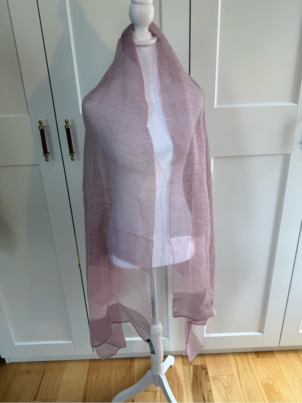 Weekend Max Mara Sheer Dusty Pink Scarf Wrap